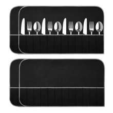 Silver Storage Bags Cloth Felt Flatware Organizer Anti Tarnish Protector 4pcs