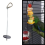 Pet Parrot Bird Food Rack Stand Fruit Fork Meat Vegetable String Tool Accessories 5