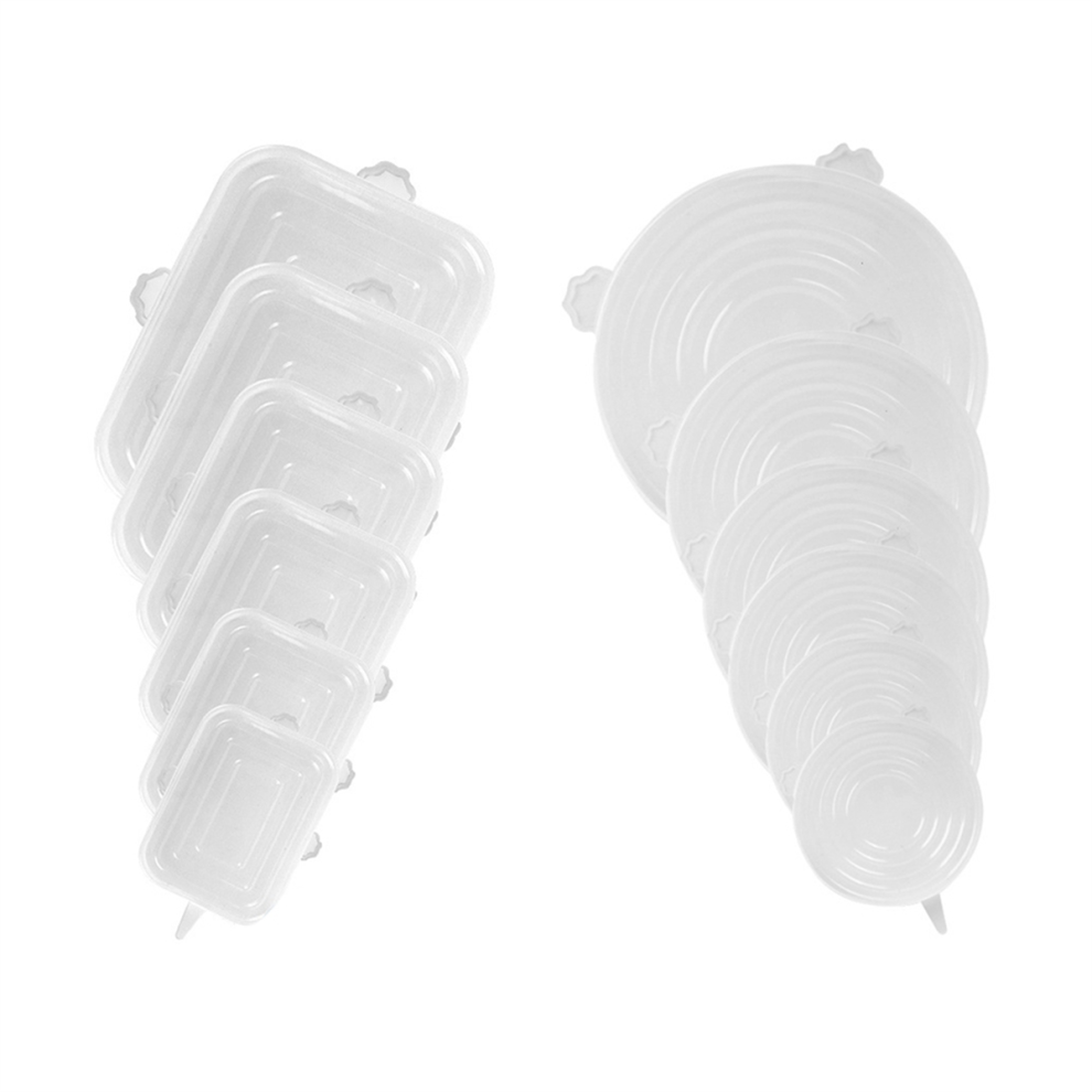 Saudism Silicone Stretch Cover, Reusable, Suitable For Food Storage, Dishwasher And Refrigerator