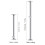 Undermount Sink Brackets, Support, Adjustable Stainless Steel Legs Installation for Kitchen 10
