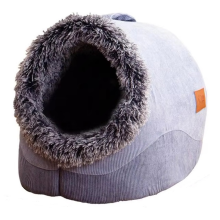 Cat Caves for Indoor Cats Plush Warm Kennel Cave Semi-Enclosed Design Comfortable Hideaway Dog House Cozy B
