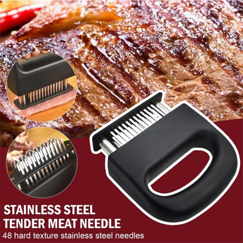 Meat Tenderizer with Stainless Steel Blades Steak Hammer Pounder Tool Chicken Kitchen Gadgets 2