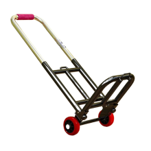 Luggage Trolley Cart Multi Purpose with 3 Elastic Ropes Adjustable Folding Hand Truck for Outdoor Travel Grocery Moving
