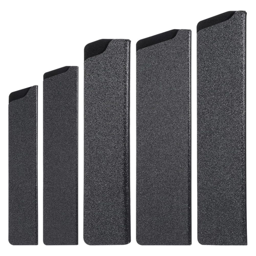 5 PCS Knife Guard Set, Universal Blade Covers, Protector Sleeve with Felt-Lined Abs Plastic Sheath 1