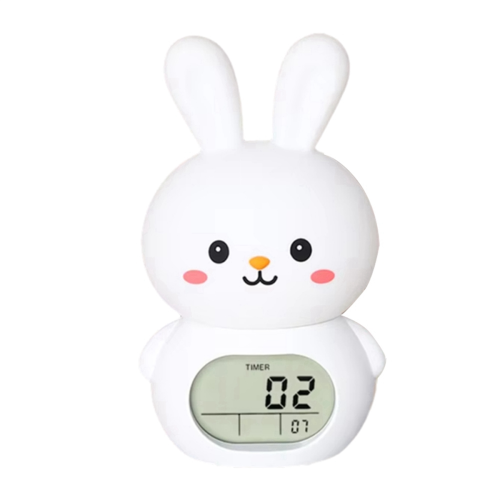 Charging Cute Shaped Night Light Clock Sleep Atmosphere Multiple Colors Bedroom with Music Function