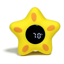 Baby Bath Water Temperature Gauge,Yellow Pentagram, Electronic, IP67 Waterproof, Quick & Accurate Measurement