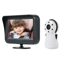 4.3 Inch Car Video Baby Monitor Night Vision Temperature Monitoring Audio Talk Nanny Security Camera