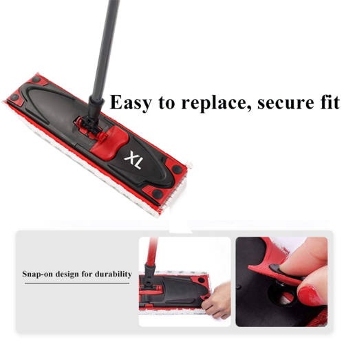 For UltraMax XL Reusable Mop Cloth Microfiber Pad Replaceable, Quick-Drying, Machine Washable 2