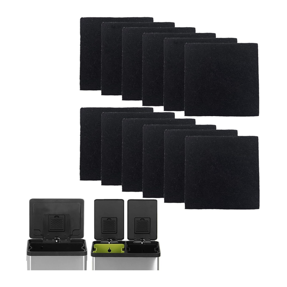 12 Pack Replacement Odor Absorbing Filter Refills for Trash Can, Activated Charcoal Deodorizer-image-OPC-PJSH8JW-NEW