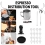 Coffee Tamper Set, Espresso Accessories Kit, with 51mm, Stirrer 10