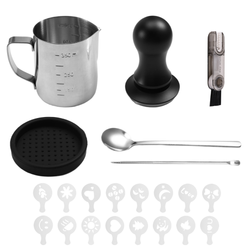 Coffee Tamper Set, Espresso Accessories Kit, with 51mm, Stirrer 1
