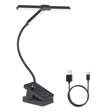 51 Led Music Stand Light, Folding Rechargeable Clip on Portable Professional Piano Lamp with 4 Color 3 Brightness
