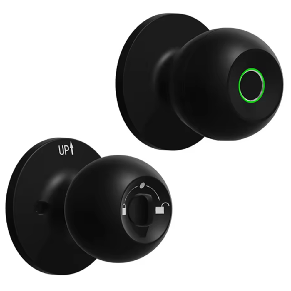 Smart Door Knob Fingerprint Rechargeable Lock With Keys Tuya App Control For Bedrooms Cloakroom 4851537566059