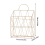 File Organizer Wall Mount Decorative Vertical Wire Shelf Display Holder Stylish Space Saving Storage B 7