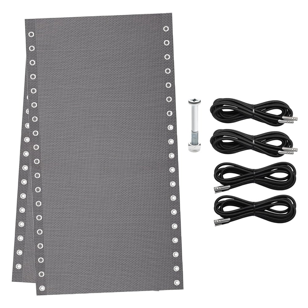 Chair Replacement Fabric With 4 Bungee Cord Lounge Cloth Mesh Repair Kit For Patio Recliner Outdoor Lawn Pool B 4851537565014