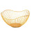 Iron Fruit Basket Container Bowl Home Drain Display Table Bread Snacks Tray Storage High Gold 5