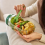 Interval Salad Box Crisper Container Leakproof Breakfast Fruit Storage Plastic Containers Keep Fresh 6