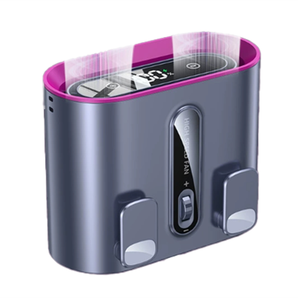 Waist Hanging Fan 6000mAh Portable Clip High-Speed Dual Duct Neck Desktop Electric C-image-OPC-PJSHC8P-NEW