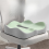 1Pcs Memory Foam Seat Cushion - 3D Ergonomic Support, Washable Polyester, Car/Office Essentials,Green 6