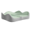 1Pcs Memory Foam Seat Cushion - 3D Ergonomic Support, Washable Polyester, Car/Office Essentials,Green 1