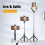 Selfie Stick Wireless Tripod Stand with Light Bluetooth Remote Extendable for Mobile Live Streaming 6