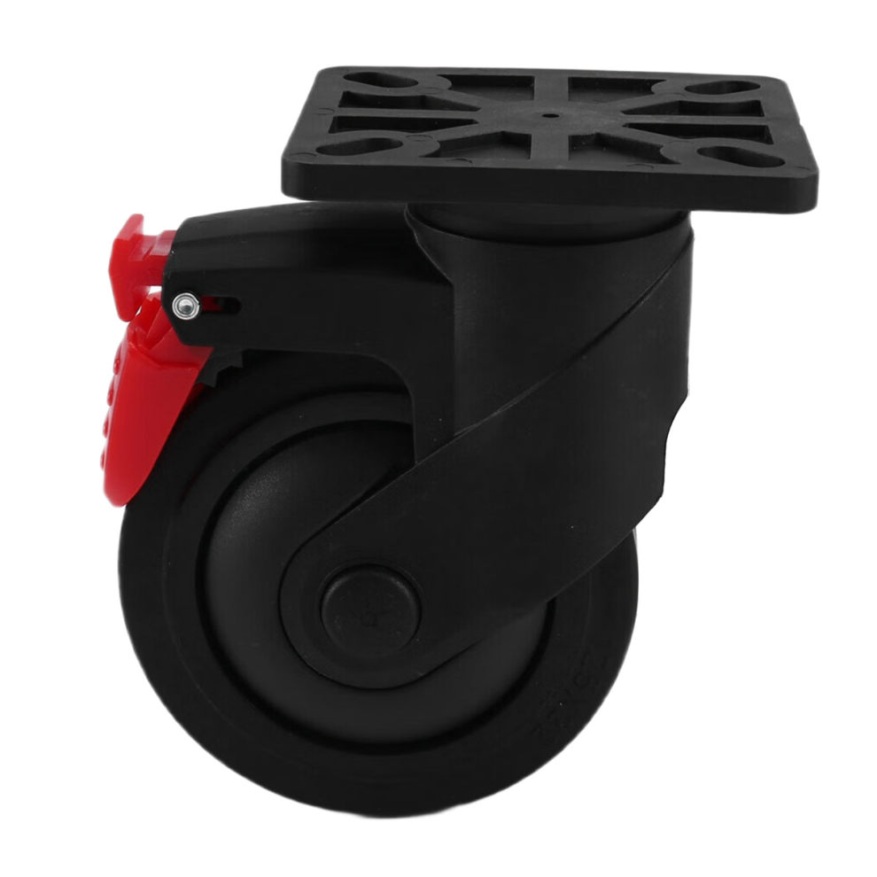 5 Inch Caster Wheel With Brake Bracket Mute Swivel Casters For Workbenche Machine Electric Equipment Shelve Trash Bin 4851537589249