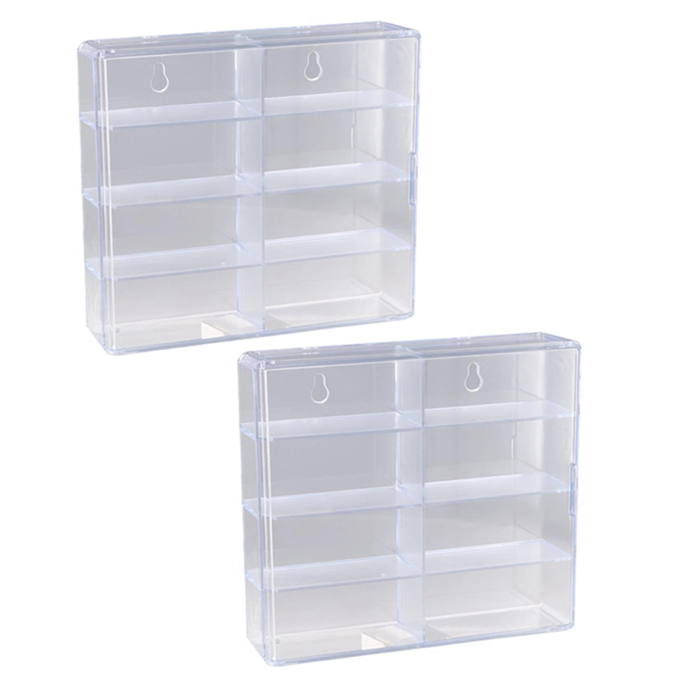 Saudism 1:64 For Hot Wheel Display Box Car Model Toy Cabinet Rack Hotwheel Cars Diecast Storage Dustproof