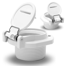 Pool Vacuum Adapter, Free Rotation Wall Accessory Compatible with Various Types of Suction Cleaners