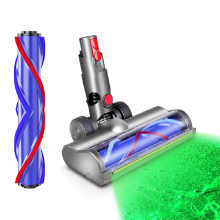 For Head Replacement Parts V12 Detect Slim V10 Digital Cleaning with Green LED Light for Carpets