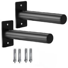 2 Sets Wall Mounted Weight Plate Holder Rack Storage for Wall-Mounted Barbell