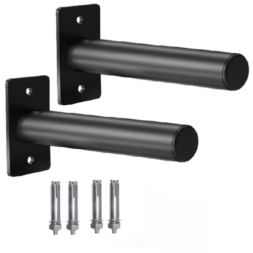 2 Sets Wall Mounted Weight Plate Holder Rack Storage for Wall-Mounted Barbell