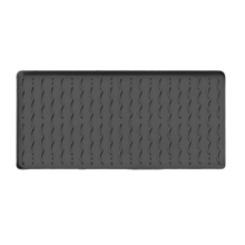 Coffee Bar Mat, Large Drying Mat for Kitchen Counter,Waterproof Countertop Protector Espresso Machine(Black)