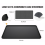 Coffee Bar Mat, Large Drying Mat for Kitchen Counter,Waterproof Countertop Protector Espresso Machine(Black) 5