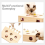 Cat Toys Interactive Whack-A-Mole Solid Wood for Indoor Cats Kitten Catch Mice Game 5