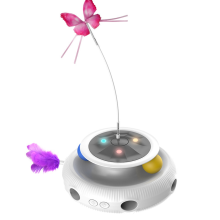 3 in 1 Smart Cat Toys Automatic Fluttering Butterfly Fun Ball Toy Set Electronic Interactive Pet Accessories