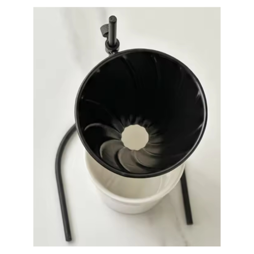 Adjustable Height Ceramic Coffee Filter Cup Hand Brew Set Portable Household Brewing Kit Drip 2