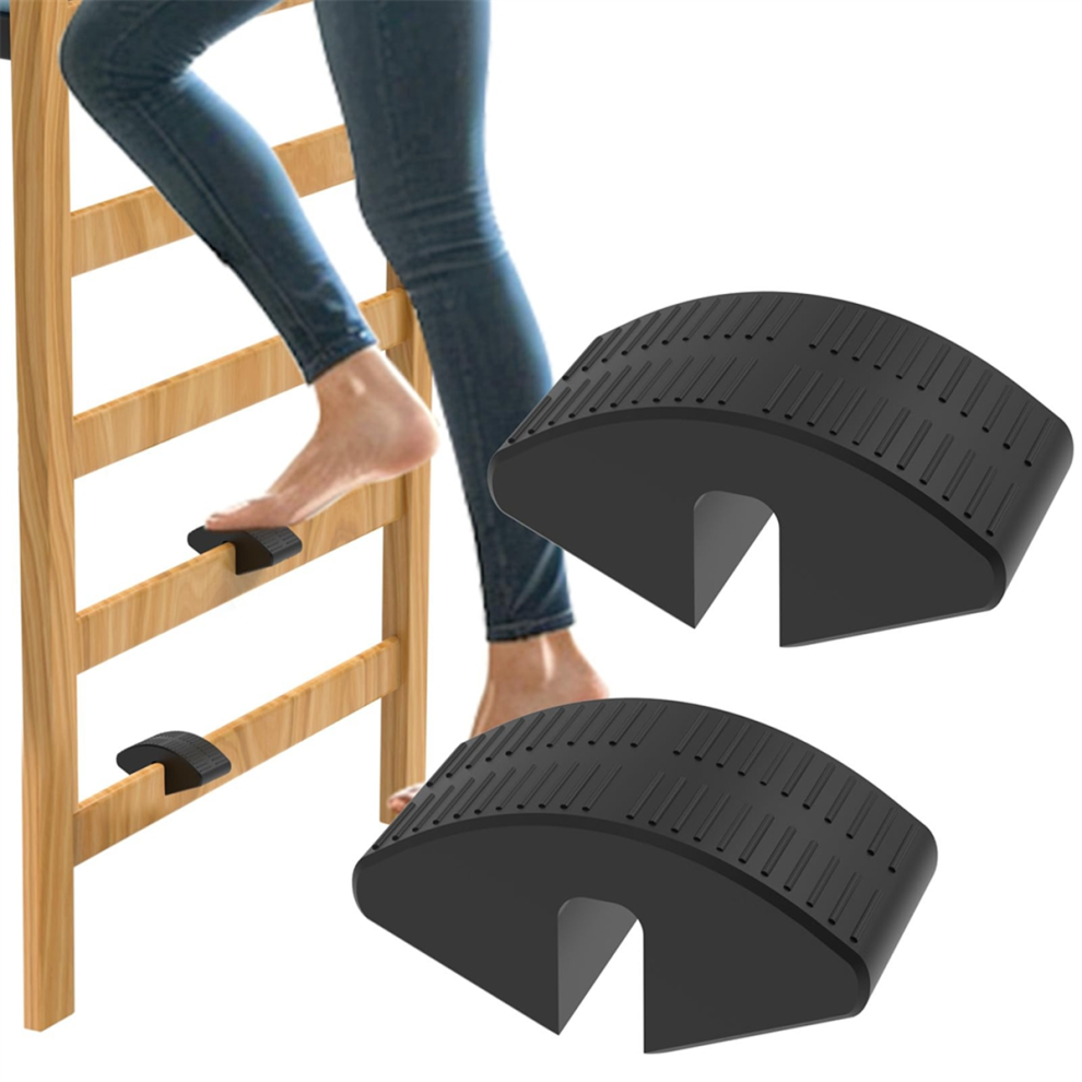 Bed Ladder Foot Support - Durableplastic Step Pad With Anti-Slip, Fits Most College Dorm Ladders(2 Pack) 4851537501777