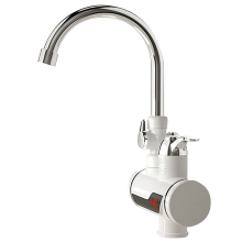 Electric Hot Cold Mixer Tap 3000W Instant Heating Faucet 360 Degree Rotation Fast Digital Kitchen Bathroom EU Plug