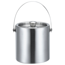 Double Wall Stainless Steel Insulated Ice Bucket Container for Home Bar Chilling Beer Champagne Wine Bottle