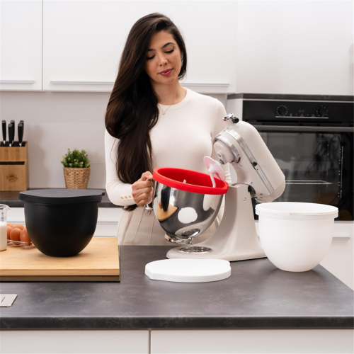 Silicone Liners for 5 Quart Stand Mixer - Accessories, No More Bowls Needed C 2
