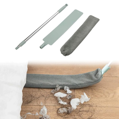 Extendable Microfiber Duster Versatile Cleaning Tool for Ceilings, Blinds, Under Furniture Washable Dusting Wand 2