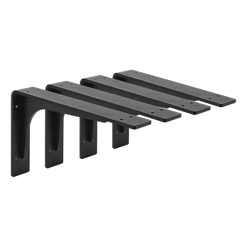 9.5" Shelf Bracket,L Brackets,Premium Metal Heavy Duty Bracket,High Strength Mounting Hardware Included 4851537503047