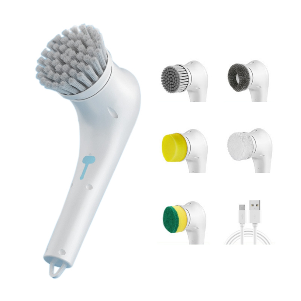 Handheld Electric Multifunction Dish Washing Brush Shoes Cleaner Tile Bathtub Kitchen Hoods Stove Cleaning Washer-image-OPC-PJSHKJJ-NEW