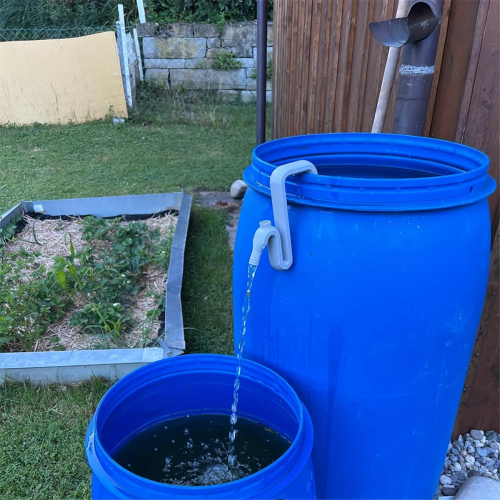 Rainwater Transfer and Overflow Pipe Solutions - Self-Priming Siphon Hose Kit for Easy Automatic Drainage Water2pcs 2