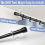 6 Pack No Drill Ceiling Mount Rod Brackets, Heavy Duty Self Adhesive Holders, Adjustable Hooks Hanging Transparent 9