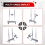 Bicycle Rim Adjustment Stand Wheel Correction Set Mountain Road Tool 10