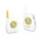Babyphone BEURER Basic Analogique - Jaune - Ecran à rétroéclairage bleu - Portée 800m 1