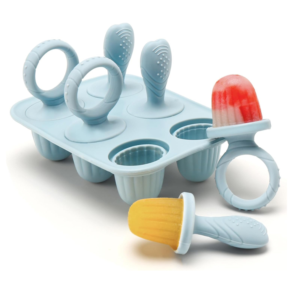 Saudism Silicone Baby Popsicle Molds With Sticks, Mini Popsicles For Babies Breastmilk Teething Relief