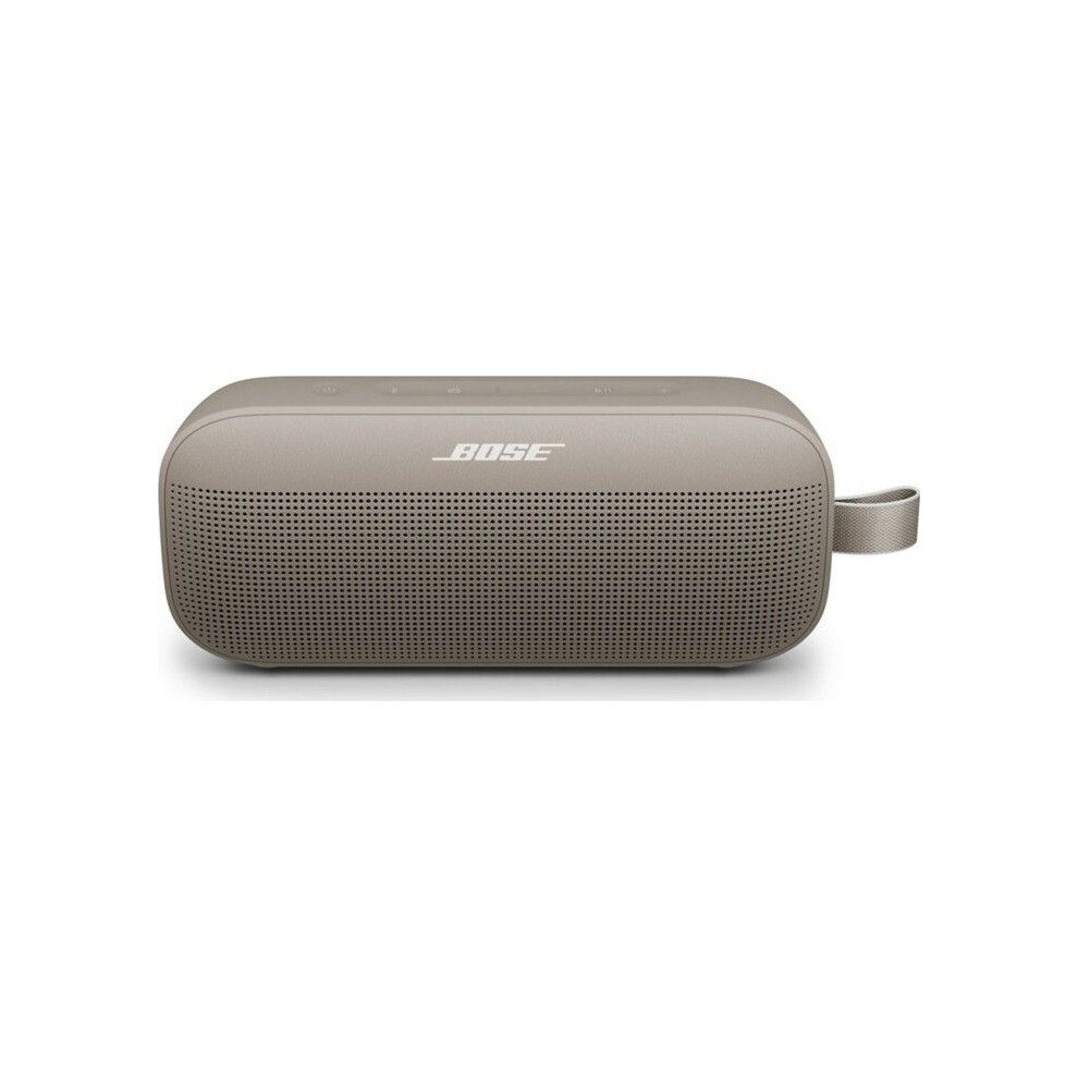 Bose Soundlink Flex Tragbarer Bluetooth-Lautsprecher (2. Generation), Tragbarer Outdoor-Lautsprecher Mit Naturgetreuem Klang, Bis Zu 12 Stunden Akkulaufzeit, Staub- Und Wasserdicht, Sandstein - Image 4