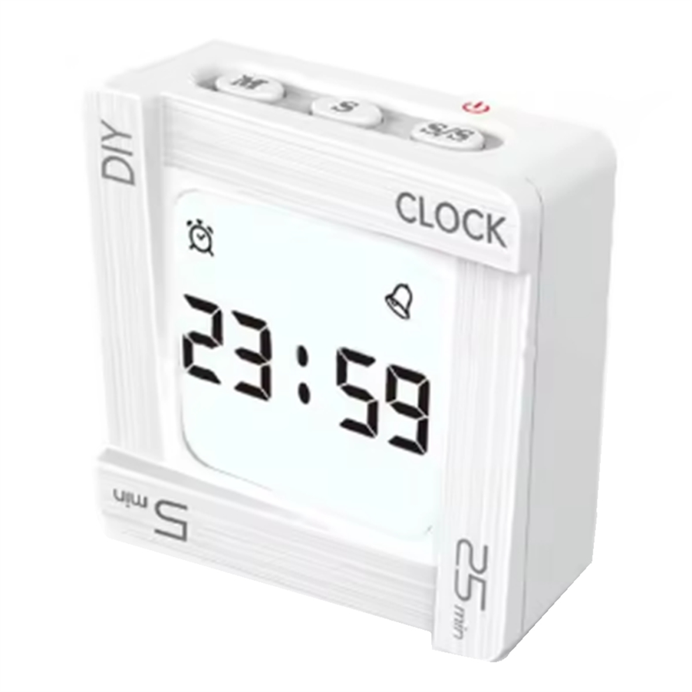 Diy Time Management Pomodoro Timer Square Alarm Clock Flip Countdown Reminder For Students Saudism